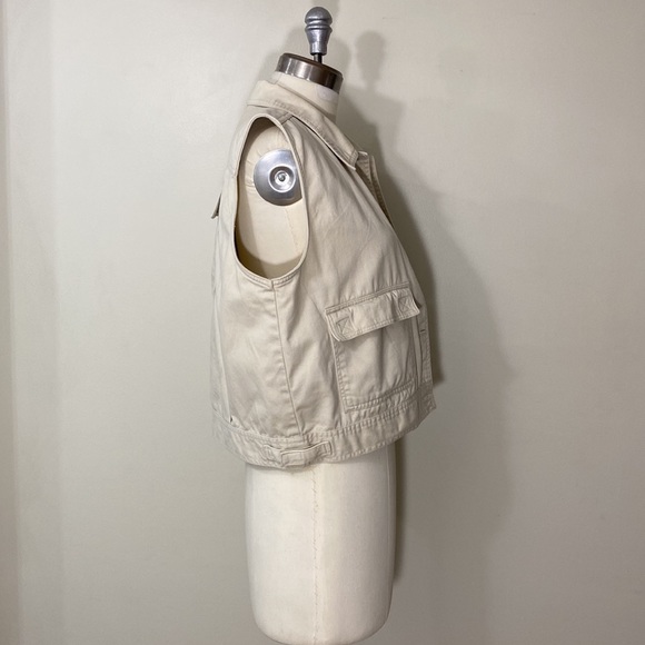 ALGONQUIN 100% COTTON BUTTON UP FIELD VEST! - Picture 8 of 12